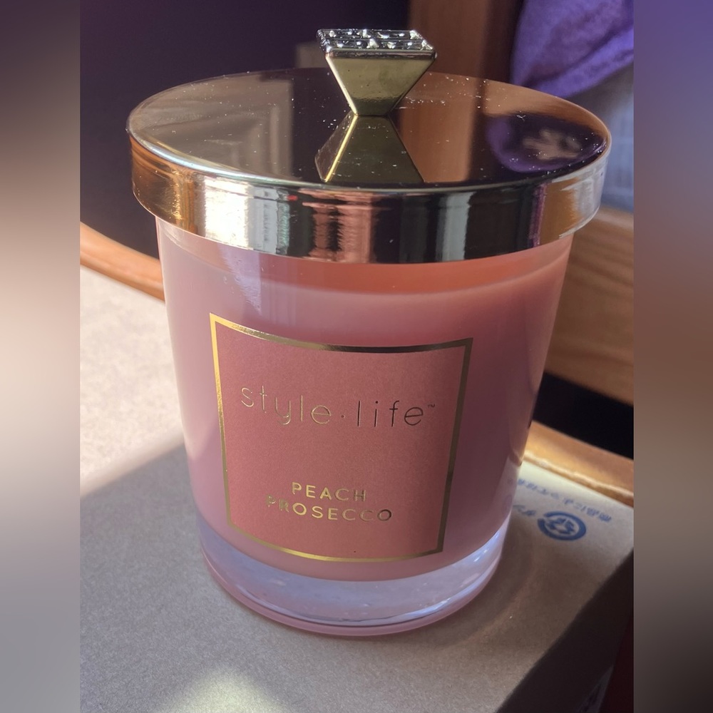 Style.Life Peach Prosecco Candle